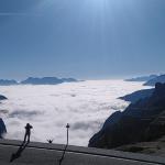 view on dolomites