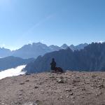 view on dolomites