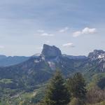 View on the Mont Aiguille from the Grand Brisou